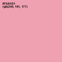 #F0A1B1 - Cornflower Lilac Color Image