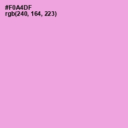 #F0A4DF - Lavender Pink Color Image