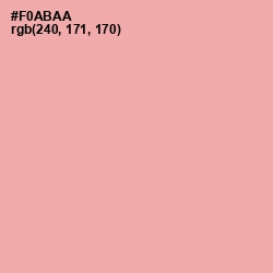 #F0ABAA - Rose Bud Color Image