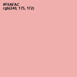 #F0AFAC - Rose Bud Color Image