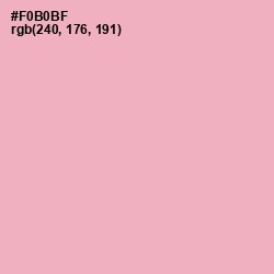 #F0B0BF - Sundown Color Image