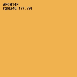 #F0B14F - Casablanca Color Image