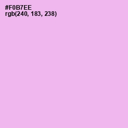 #F0B7EE - Mauve Color Image