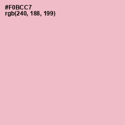 #F0BCC7 - Lavender Pink Color Image