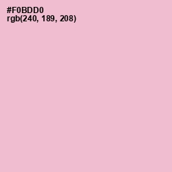 #F0BDD0 - Cupid Color Image