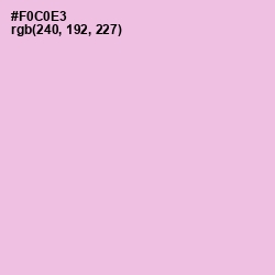 #F0C0E3 - Classic Rose Color Image