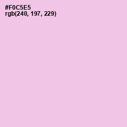 #F0C5E5 - Classic Rose Color Image