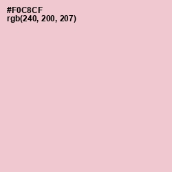 #F0C8CF - Pink Color Image