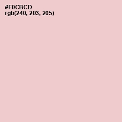#F0CBCD - Pink Color Image