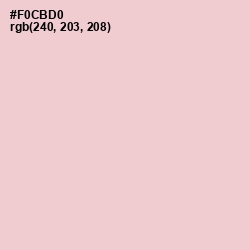 #F0CBD0 - Azalea Color Image
