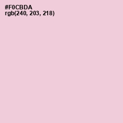 #F0CBDA - Azalea Color Image