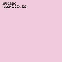 #F0CBDC - Azalea Color Image