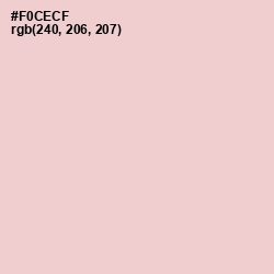 #F0CECF - Pink Color Image