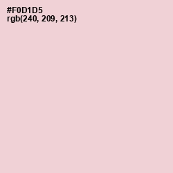 #F0D1D5 - Vanilla Ice Color Image