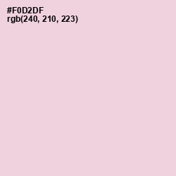 #F0D2DF - Vanilla Ice Color Image