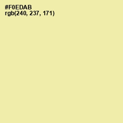 #F0EDAB - Sandwisp Color Image