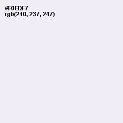 #F0EDF7 - Selago Color Image