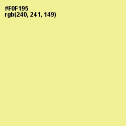 #F0F195 - Texas Color Image