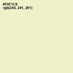 #F0F1C9 - Corn Field Color Image