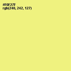#F0F27F - Manz Color Image
