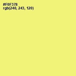 #F0F378 - Manz Color Image