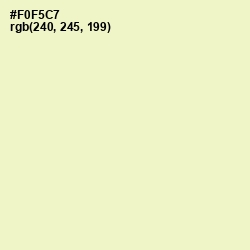 #F0F5C7 - Chiffon Color Image