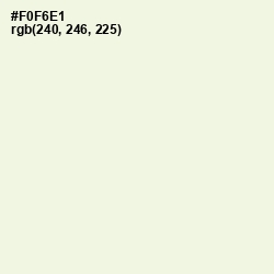 #F0F6E1 - Ecru White Color Image