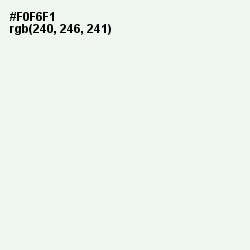 #F0F6F1 - Saltpan Color Image