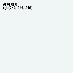 #F0F6F6 - Saltpan Color Image
