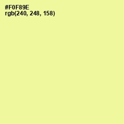 #F0F89E - Texas Color Image