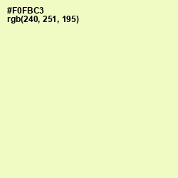 #F0FBC3 - Chiffon Color Image