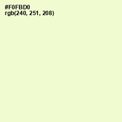 #F0FBD0 - Orinoco Color Image