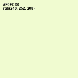 #F0FCD0 - Orinoco Color Image
