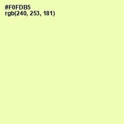 #F0FDB5 - Australian Mint Color Image