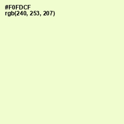 #F0FDCF - Chiffon Color Image