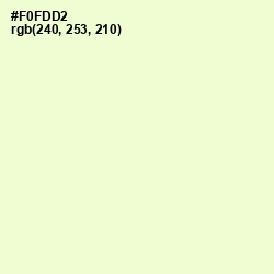 #F0FDD2 - Orinoco Color Image