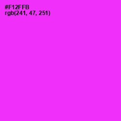 #F12FFB - Magenta / Fuchsia Color Image