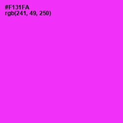 #F131FA - Razzle Dazzle Rose Color Image