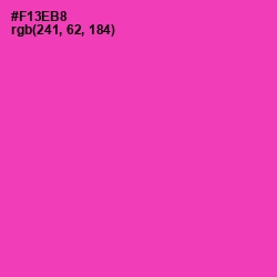 #F13EB8 - Persian Rose Color Image