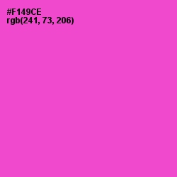 #F149CE - Orchid Color Image