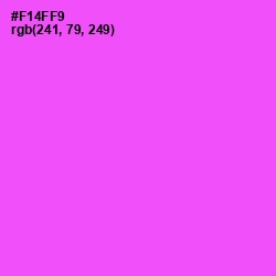 #F14FF9 - Pink Flamingo Color Image