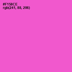 #F158CE - Orchid Color Image