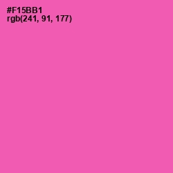 #F15BB1 - Brilliant Rose Color Image