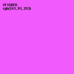 #F15BFD - Pink Flamingo Color Image
