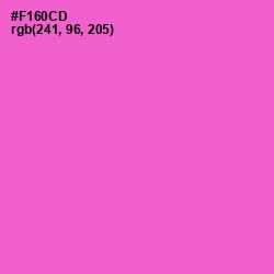 #F160CD - Orchid Color Image