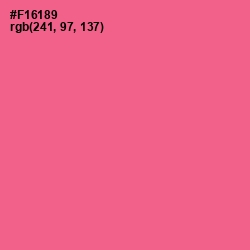 #F16189 - Froly Color Image
