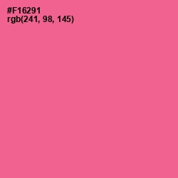 #F16291 - Froly Color Image