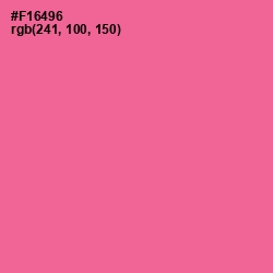 #F16496 - Deep Blush Color Image