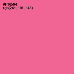 #F16594 - Deep Blush Color Image