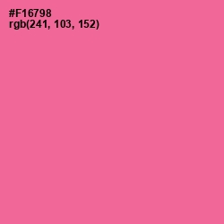 #F16798 - Deep Blush Color Image
